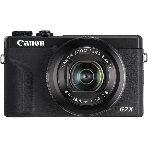 Canon PowerShot G7 X Mark III Digital Camera (Black) – 20.1MP, 4K Video, Flip Screen, Wi-Fi & Bluetooth, Vlogging Camera